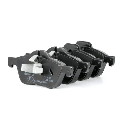 Image of 7841D939 Brake pad set BREMBO P 06 030 prepared for wear indicator with piston clip without accessories MINI: Convertible, Hatchback