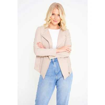 Image of Elle Abbie Jacket in Stone 12