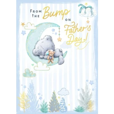 Image of Me To You Tiny Tatty Teddy Daddy Be Father&#039;s Day Card &#039;From the Bump&#039; 5x7 Official Collection
