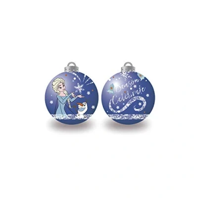 Image of ARDITEX WD13416 Pack of 10 Christmas Tree Baubles Diameter 6 cm Disney Frozen II
