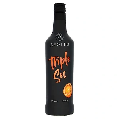 Image of Apollo Triple Sec, Orange Liqueur for Margarita Cocktails, Artisan Flavoured Liquor, 17% Alcohol Drink, Classic Cocktail Ingredient &amp; Natural Flavour Home Bar, 70cl