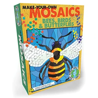 Image of House of Marbles Mosaic Art Bees, Birds &amp; Butterflies