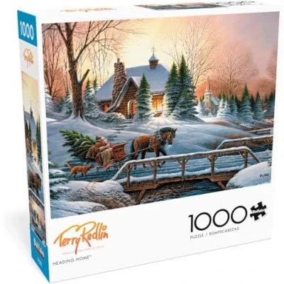 Image of Buffalo Games Terry Redlin Heading Home 1000 Piece Jigsaw Puzzle
