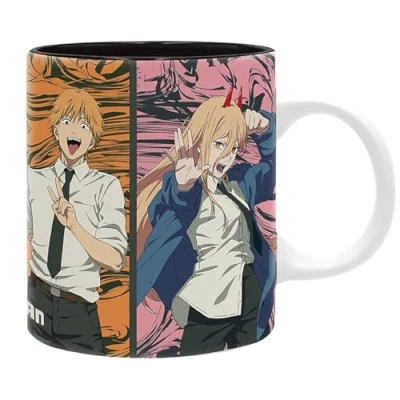 Image of ABYSTYLE Chainsaw Man Devil Hunters Ceramic Mug, 320 ml