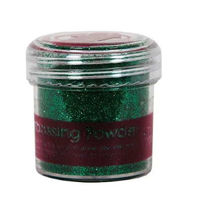 Image of docrafts 1 oz Embossing Powder, Tinsel Green