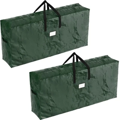 Image of Christmas Tree Storage Bags 2 Pack of Extra Large Decor for Disassembled