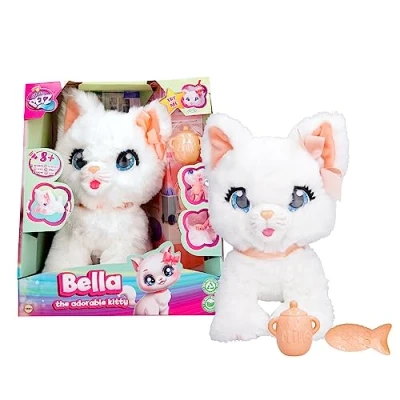 Image of Club Petz Bella, Feature Plush Cat Toy with Functions and Sounds, for Girls Children +3 Years