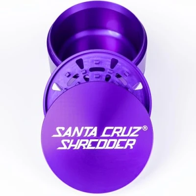 Image of Santa Cruz Shredder Jumbo Spice Grinder 3 Piece Metal Purple