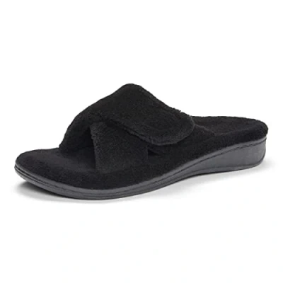 Image of Vionic Women&#039;s Relax Slipper, Black, 7 UK