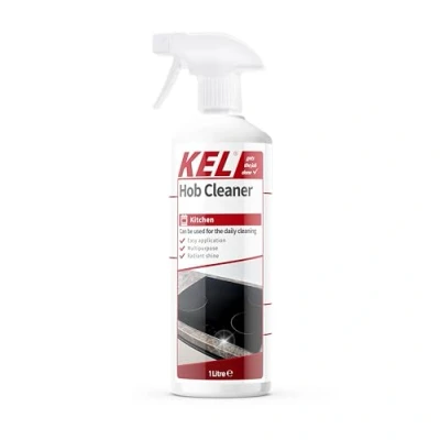 Image of KEL Hob Cleaner Spray, Grease Remover &amp; Kitchen Degreaser, Ceramic Gas 1 Litre
