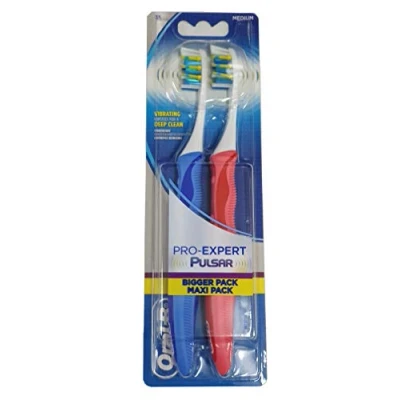 Image of Pro Expert by Oral B Pulsar Vibrating Toothbrush Twin Pack