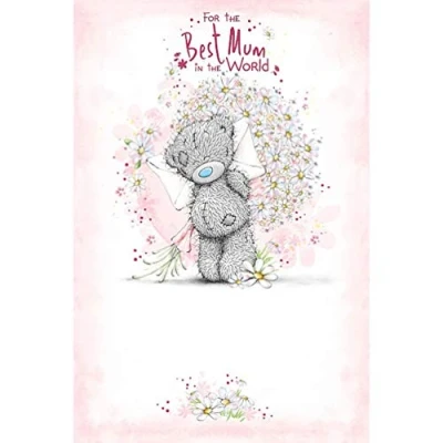 Image of Me To You Bear Best Mum In The World Mother&#039;s Day Card