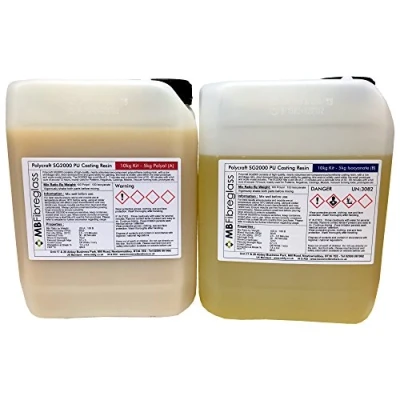 Image of Polycraft SG2000 Paintable Fast Cast Polyurethane Liquid Plastic Casting Resin 10kg Kit