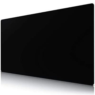 Image of CSL Computer TITANWOLF Extra Large Gaming Mouse Mat 1500x800mm Oversize, XXXL Pad with motif, Desk Extended, Precision and Speed, Non Slip Rubber Base, For Keyboard Black