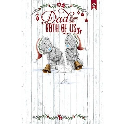 Image of Me To You Dad From Both Of Us Bear Christmas Card