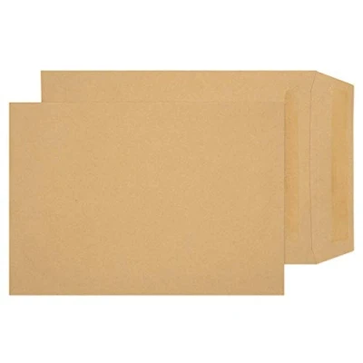 Image of Blake Purely Everyday 254 x 178 mm 90 gsm Pocket Self Seal Envelopes (9067) Manilla Pack of 500