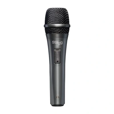 Image of Stagg SDMP10 Multipurpose cardioid dynamic microphone 3 Pin XLR Connection, Vocal and Instrumental Microphone.