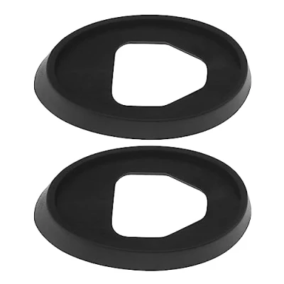 Image of eMagTech 2PCS Antenna Base Rubber Gasket Seal Grommet 1J0035350E Compatible with Jetta Golf MK4 Polo Car Roof Aerial