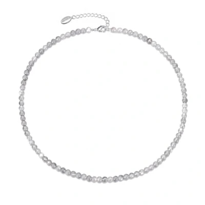 Image of Philip Jones Moonstone Mini Beaded Gemstone Necklace