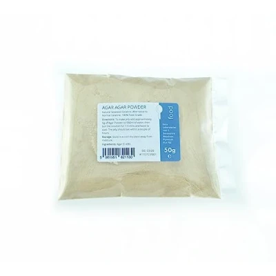 Image of Intralabs Agar powder 50g Food Grade. Vegan Gelatine