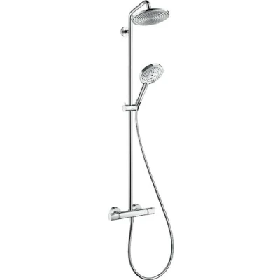 Image of hansgrohe Raindance S Showerpipe 240 1jet with thermostatic shower mixer