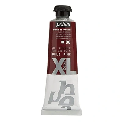 Image of Pebeo Pébéo Fine Oil XL 37 ml Red Paint Madder Carmine