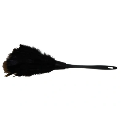 Image of Black Feather Duster White Hot Maid Costume Accessory (Black)