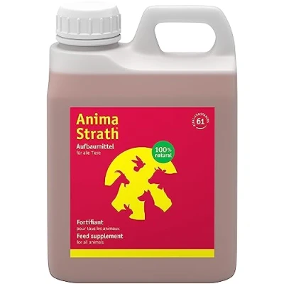 Image of Anima Strath Liquid Natural Food Supplement for Dogs &amp; Cats Immune System Digestive Care with 61 Vital Nutrients, Vitamins, Minerals, Amino Acids Prebiotic Qualities BARF Diet