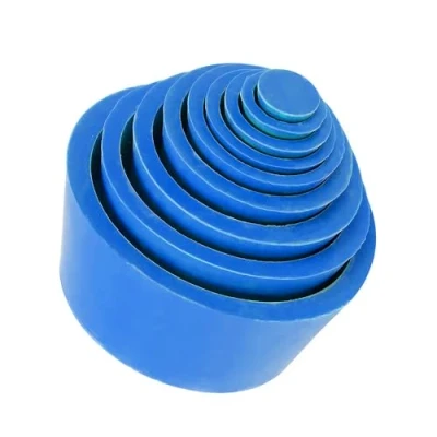 Image of stonylab Filter Adapter Cones, Premium &amp; Durable Tapered Collar Rubber Stopper Buchner Funnel Flask Cones Set, Wear Resisting Smooth Surface, Pack of 9 (Blue)