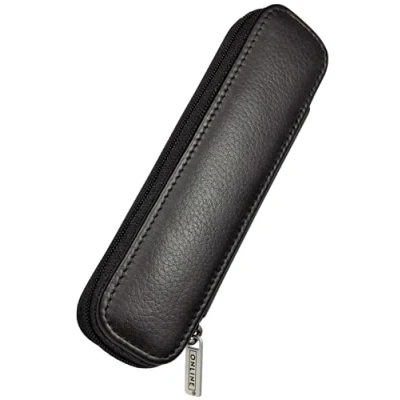 Image of Online 90686 Leather Case for 2 Long Pen Black