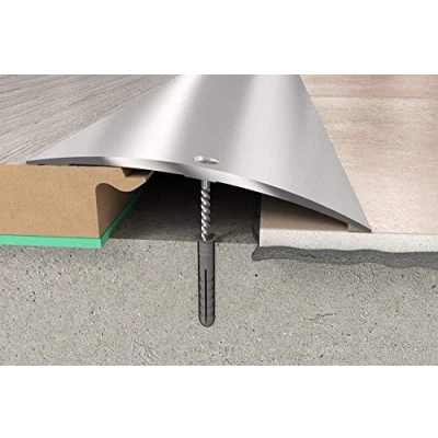 Image of Flooring Ramp/Angle Trim Joins Up to 70mm Gap Any LVT/Luxury Vinyl/Tile/Wood/Laminate/Marble/Carpet Transition Door Strip Bar Angle &amp; Height by Royale