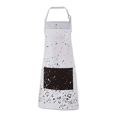 Image of Premier Housewares Apron, Cotton, White/Black