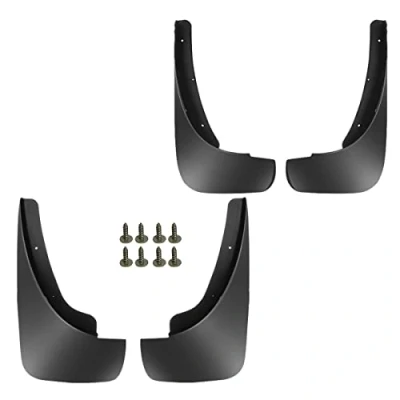 Image of 4 x Splash Guards Front Rear Left and Right Compatible with Golf IV 1E7 1J1 1J5 1997 2006