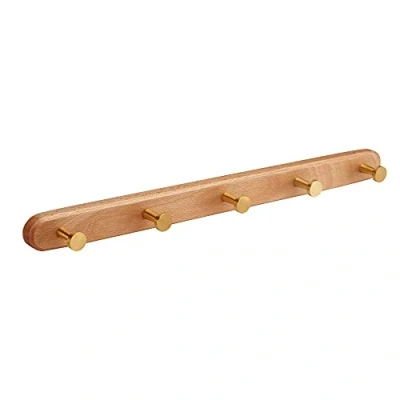 Image of SARIHOSY Towel Hooks for Back of Door self Adhesive Screw in, Coat Rack Wall Mounted, Beech Hook, Hanger Stick on Heavy Duty, Key Racks &amp; Holders