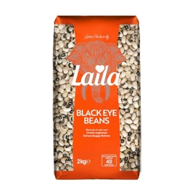 Image of Laila Black Eye Beans 2 kg (Case of 6)