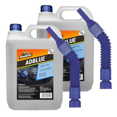 Image of Armor All AdBlue Diesel Exhaust Fluid Additive 2 x 5 L, Easy Pour Spout