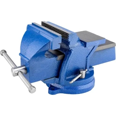 Image of HYCHIKA Bench Vise, Utility Combination Pipe Home Swivel Base for Woodworking (6&#039;&#039;)