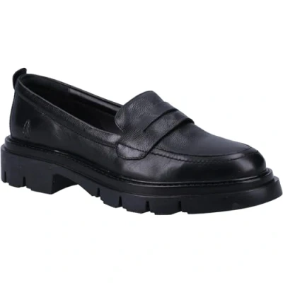 Image of Hush Puppies Women&#039;s Reece Loafer, Black, 6 UK