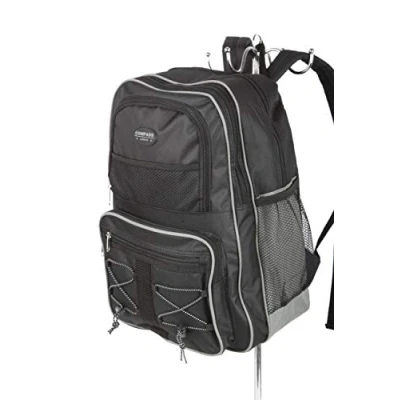 Image of rucksack backpack back to school, Kids Bag camping, books, travel rugged BP113 (Grey)
