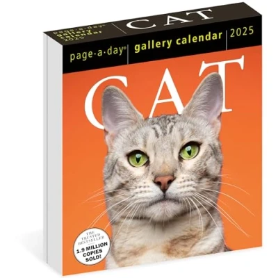 Image of Cat Page A Day® Gallery Calendar 2025: Delightful of Cats for Your Desktop
