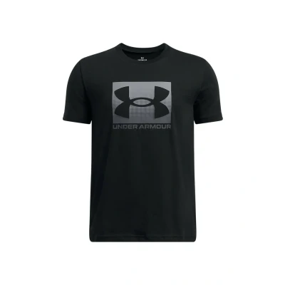 Image of Under Armour UA B Boxed Sports Update SS Black / Pitch Gray YLG