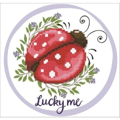 Image of DIAMOND DOTZ Painting, Beginner Kit, Lucky Me, 24x 23cm