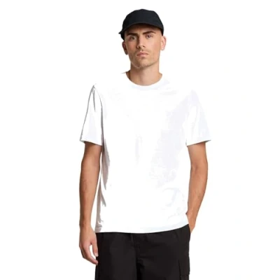 Image of Lyle &amp; Scott Mens Tonal T Shirt White 3 M