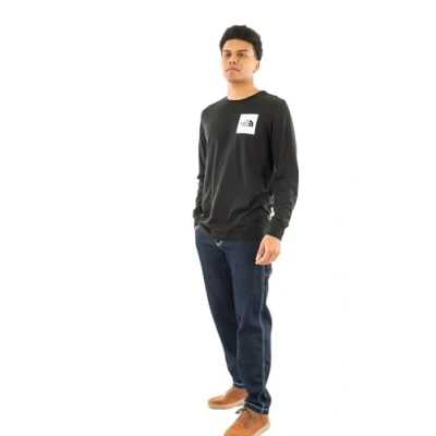 Image of The North Face Men&#039;s L/S Fine T Shirt, TNF Black, XS