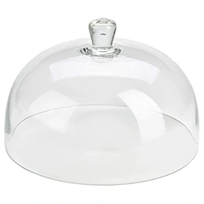 Image of Genware NEV GCC30 Glass Cake Stand Cover, 29.8 cm x 19