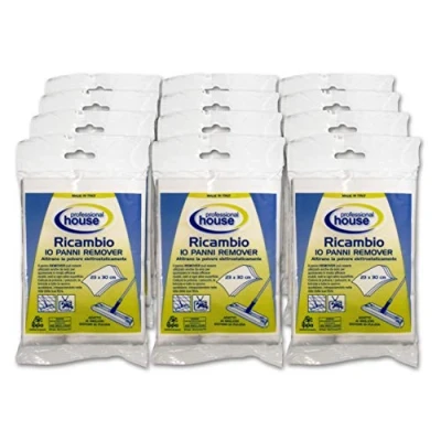 Image of Floor Wipes. Pack of 120 Wipes for Cleaning Floors and Furniture. Size: 30 cm x 23 cm. Also Compatible with swiffer Systems. Dusting mop Refill Cloth.