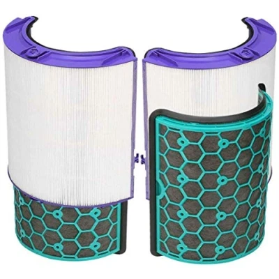 Image of Quailitas Activated Carbon HEPA Filter Compatible For Dyson Pure Cool DP04 HP04 TP04 Replacement w/Tower Fan, Removes Virus &amp; Bacteria