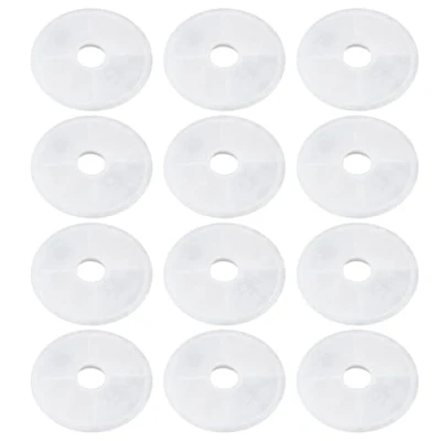 Image of SG Store Pack of 12pcs Cat Water Fountain Filter Pet Dispenser Replacement Compatible with Catit 3L Flower