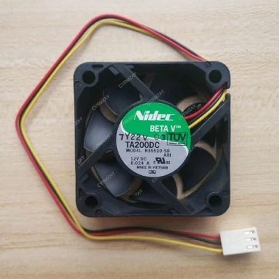 Image of CYRMZAY Compatible for NIDEC TA200DC H35520 58 12V 0.024A 5CM 5015 3 Wire ultra quiet cooling fan