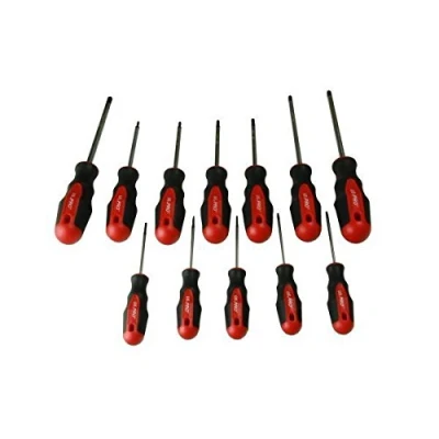 Image of US Pro by Bergen Tools 12pc Torx Screwdriver Set T6 to T45 Star TRX B1529